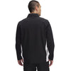 Under Armour Men's Black/White/White Rival Stretch Woven Full-Zip