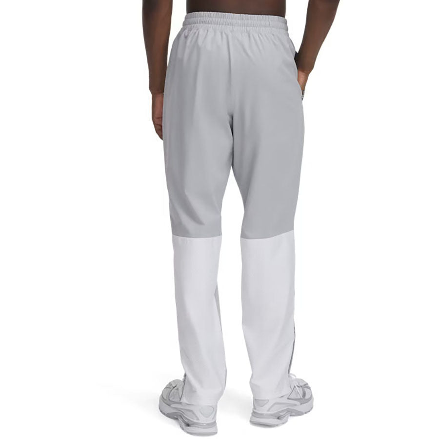 Under Armour Men's Mod Grey/White/White Rival Stretch Woven Pants