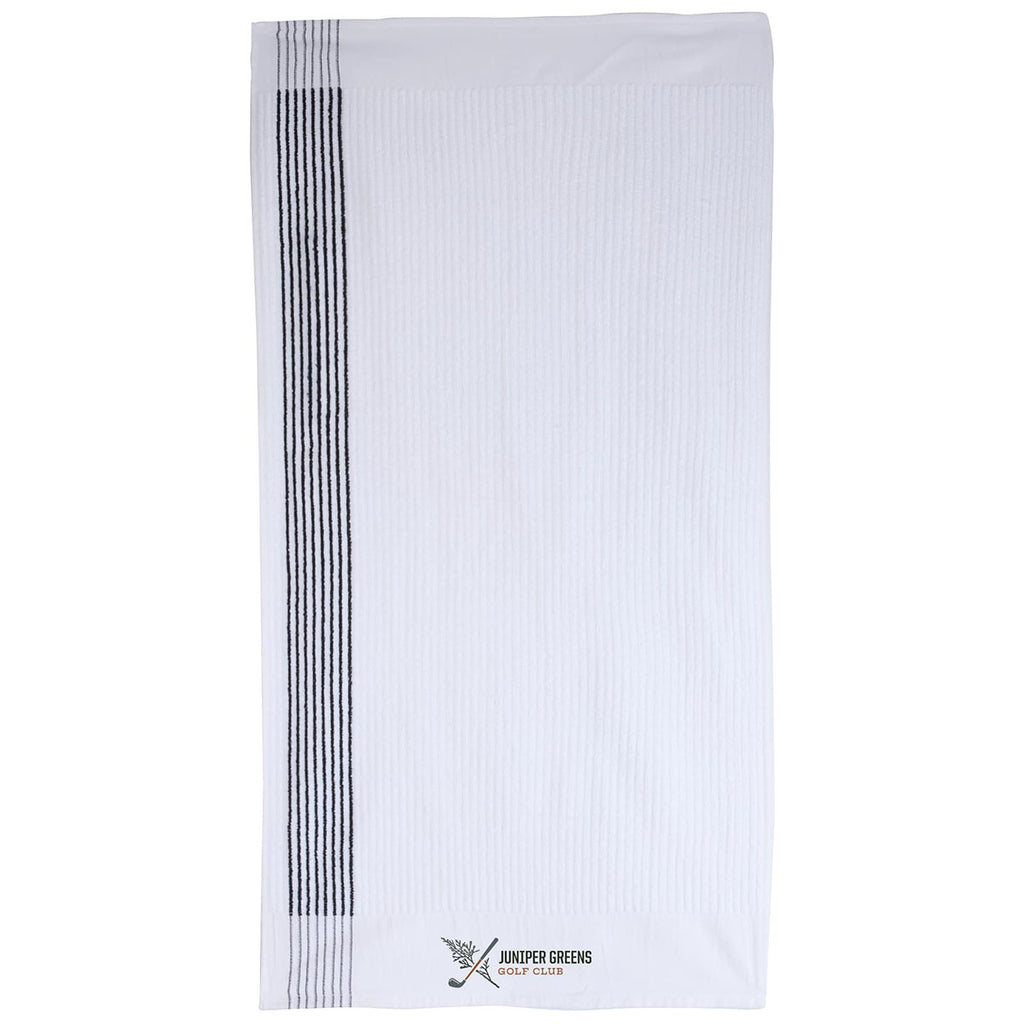 Leed's Black 22" x 44" Caddy Golf Towel