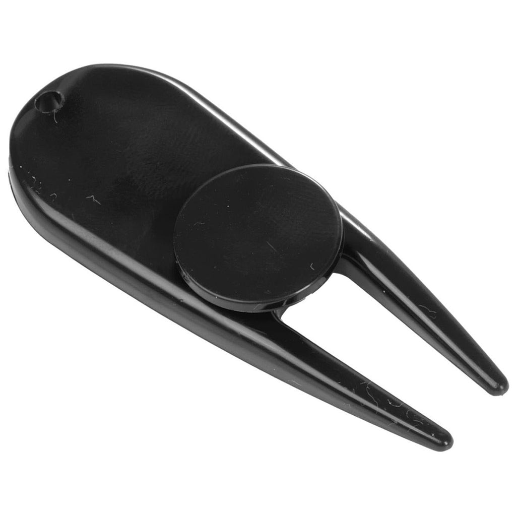 Leed's Black Divot Tool with Ball Marker