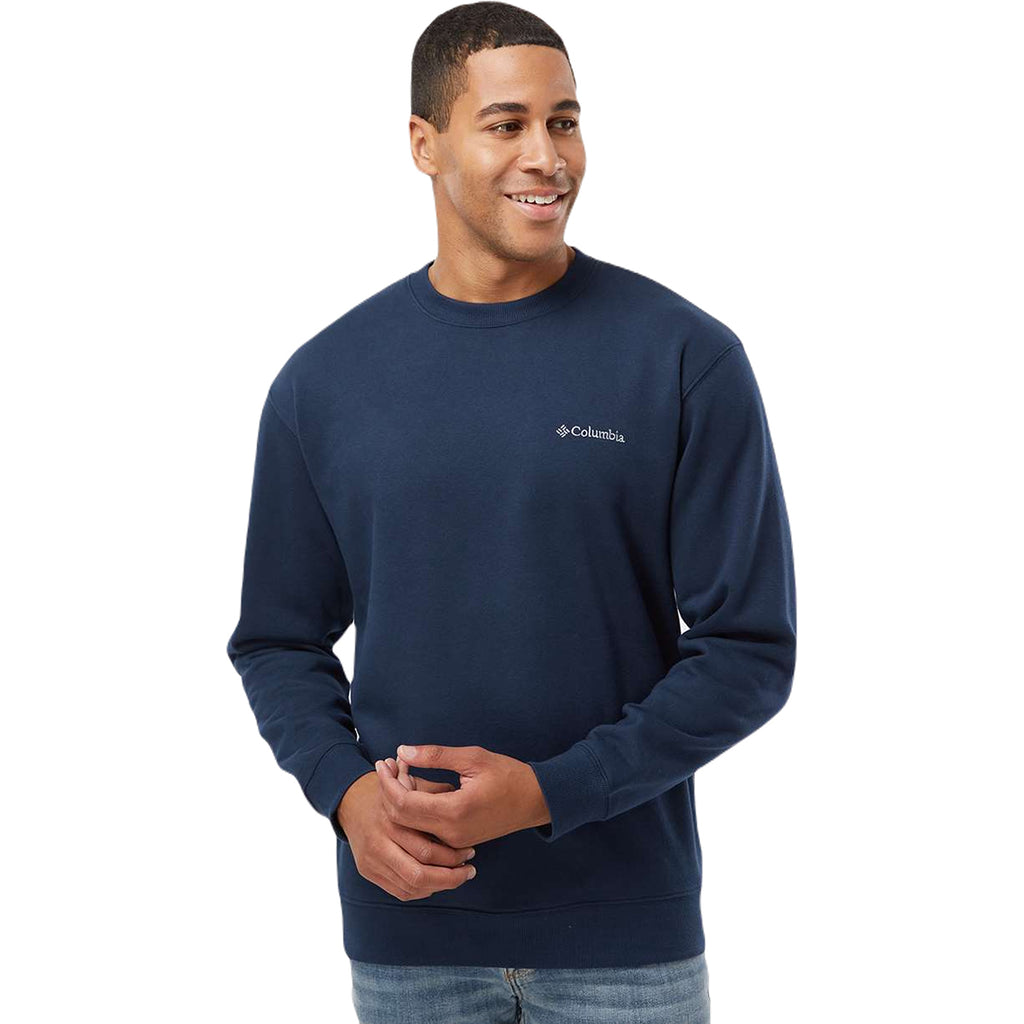 Columbia Men's Collegiate Navy Hart Mountain Crew