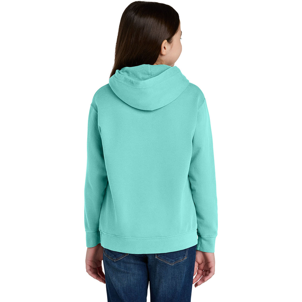 Comfort Colors Youth Chalky Mint Lightweight Hooded Sweatshirt