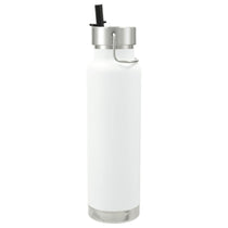 48-Hour Leed's White Thor Copper Vacuum Insulated Bottle 25oz Straw Lid