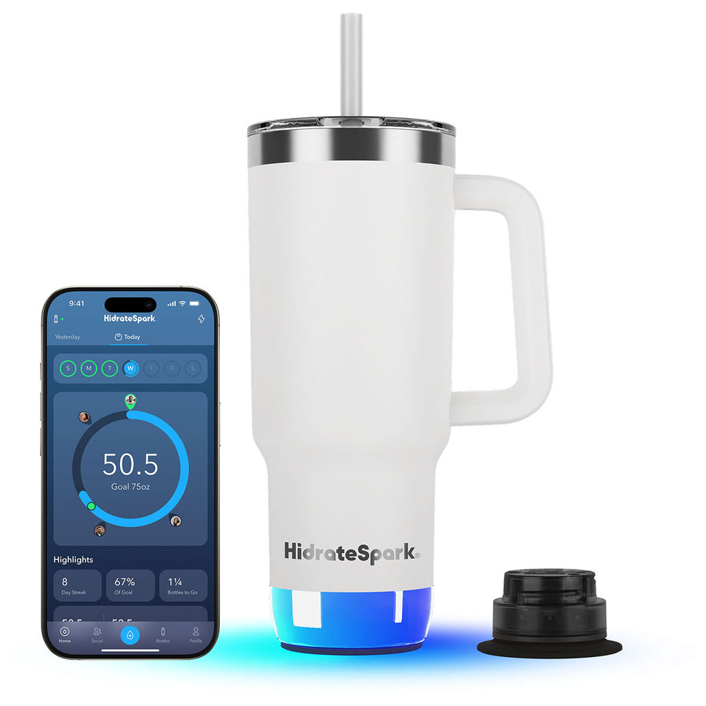 HidrateSpark White PRO 2 – 30 oz Smart Tumbler