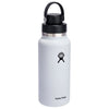 Hydro Flask White Wide Mouth 32oz Bottle with Flex Chug Cap