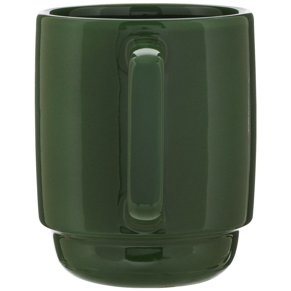 ETS Express Forest Green Olly 16oz Stackable Ceramic Mug