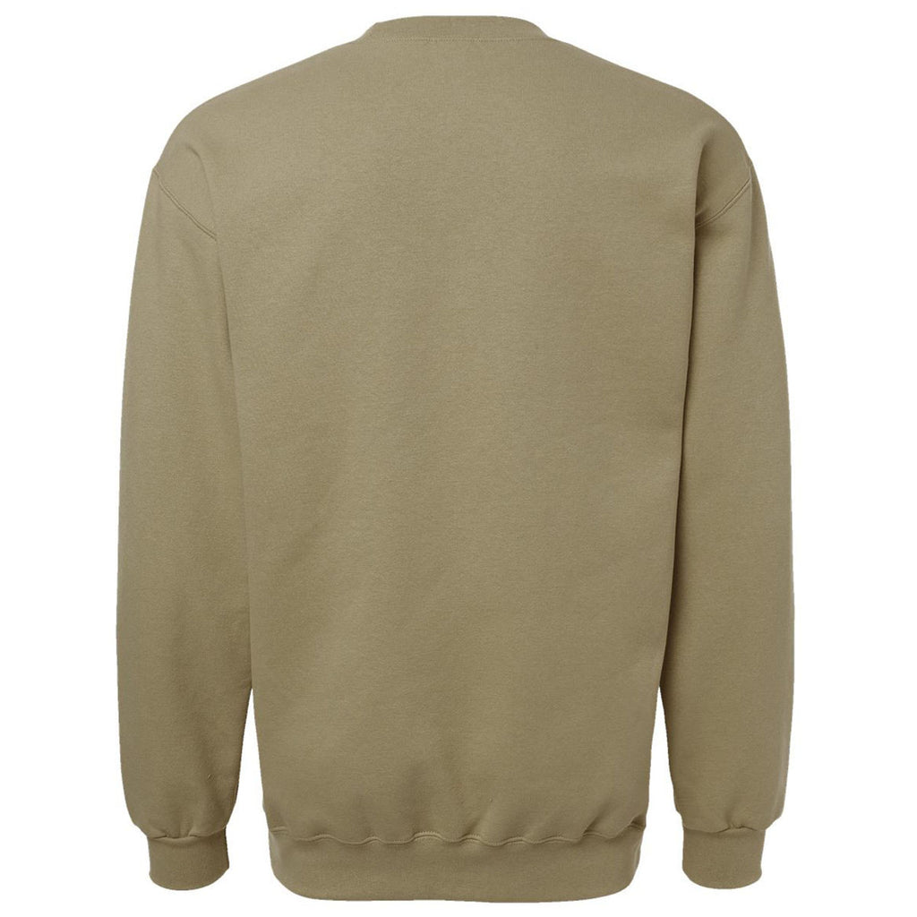 Gildan Unisex Olive Hammer Maxweight Crewneck Sweatshirt