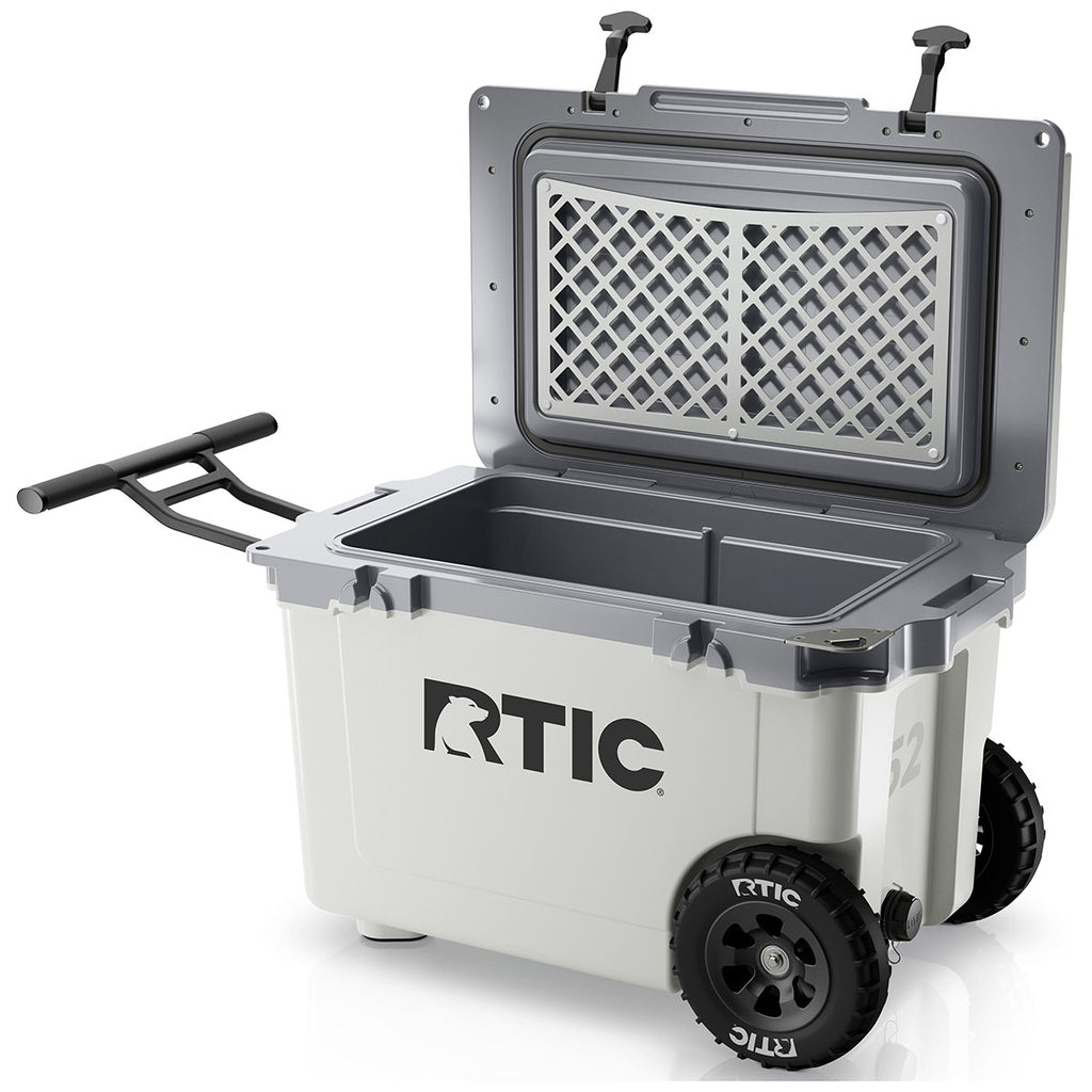 RTIC White & Grey 52 QT Ultra-Light Wheeled Cooler