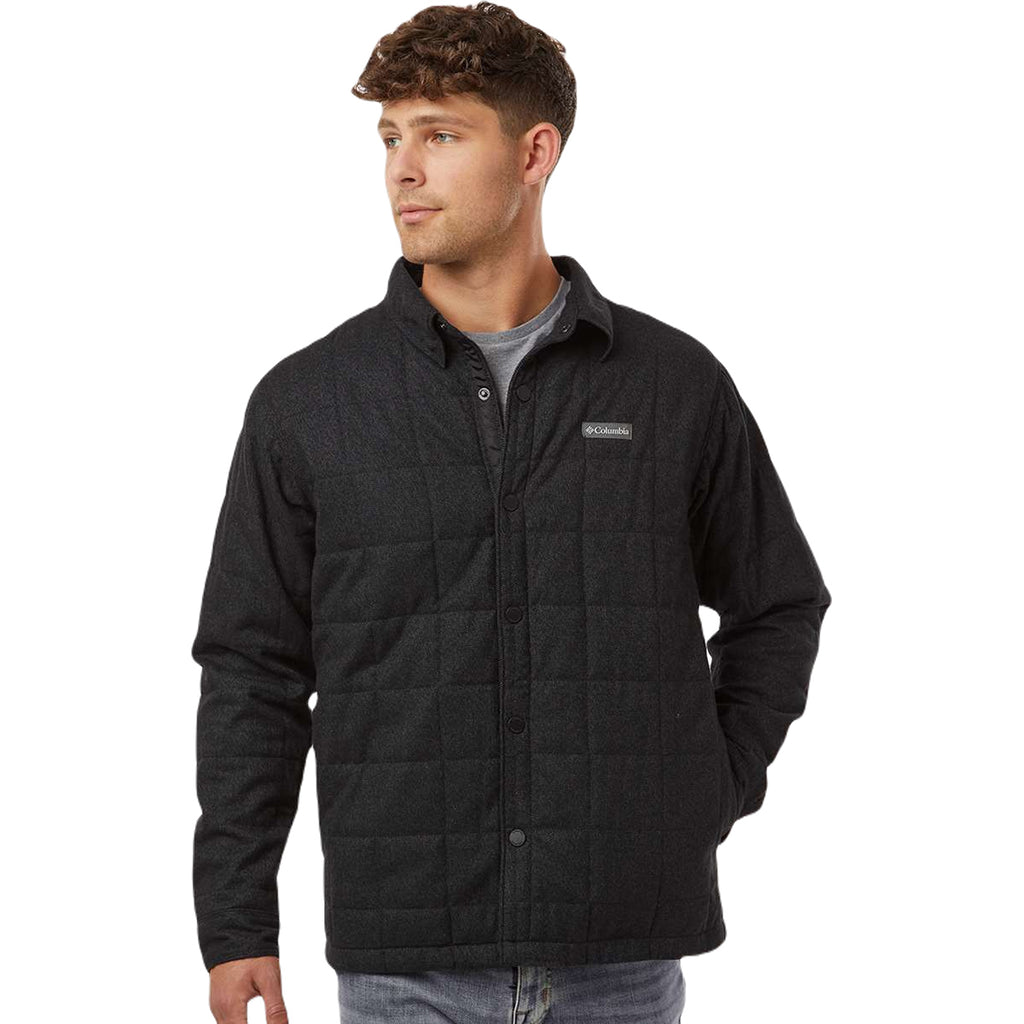 Columbia Men's Black Landroamer Quilted Shirt Jacket