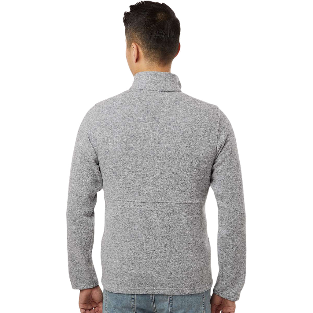 Columbia Men's City Grey Heather Alto Pass Fleece Full-Zip Jacket