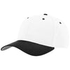 Richardson White/White/Black Pro Twill Snapback