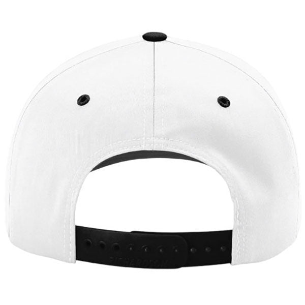Richardson White/White/Black Pro Twill Snapback