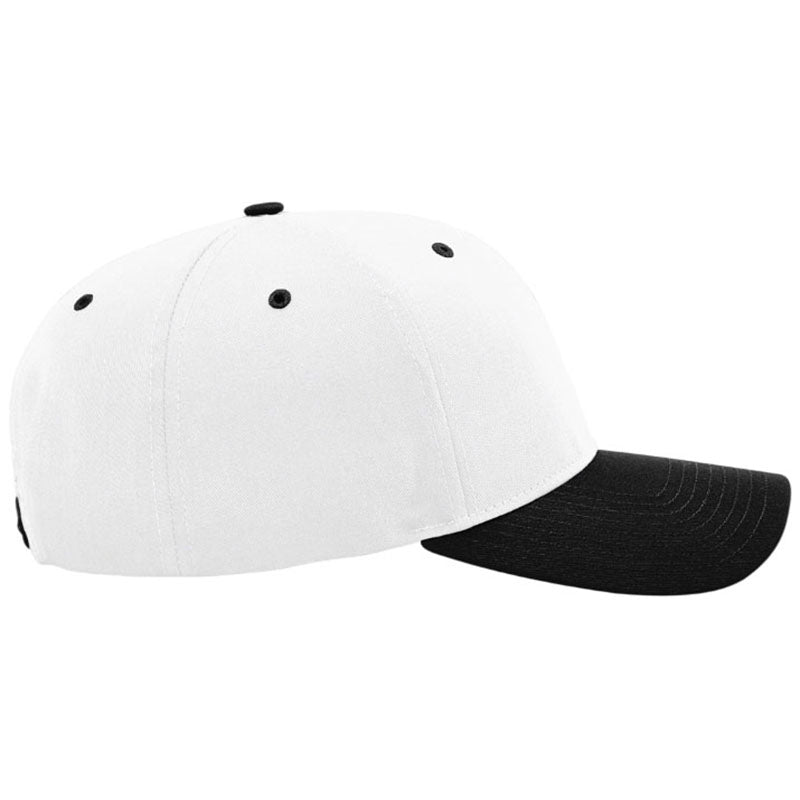Richardson White/White/Black Pro Twill Snapback