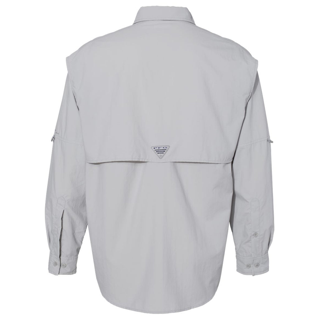 Columbia Men's Cool Grey PFG Bahama Long Sleeve Shirt