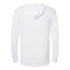Paragon Unisex White Bahama Performance Hooded Long Sleeve T-Shirt