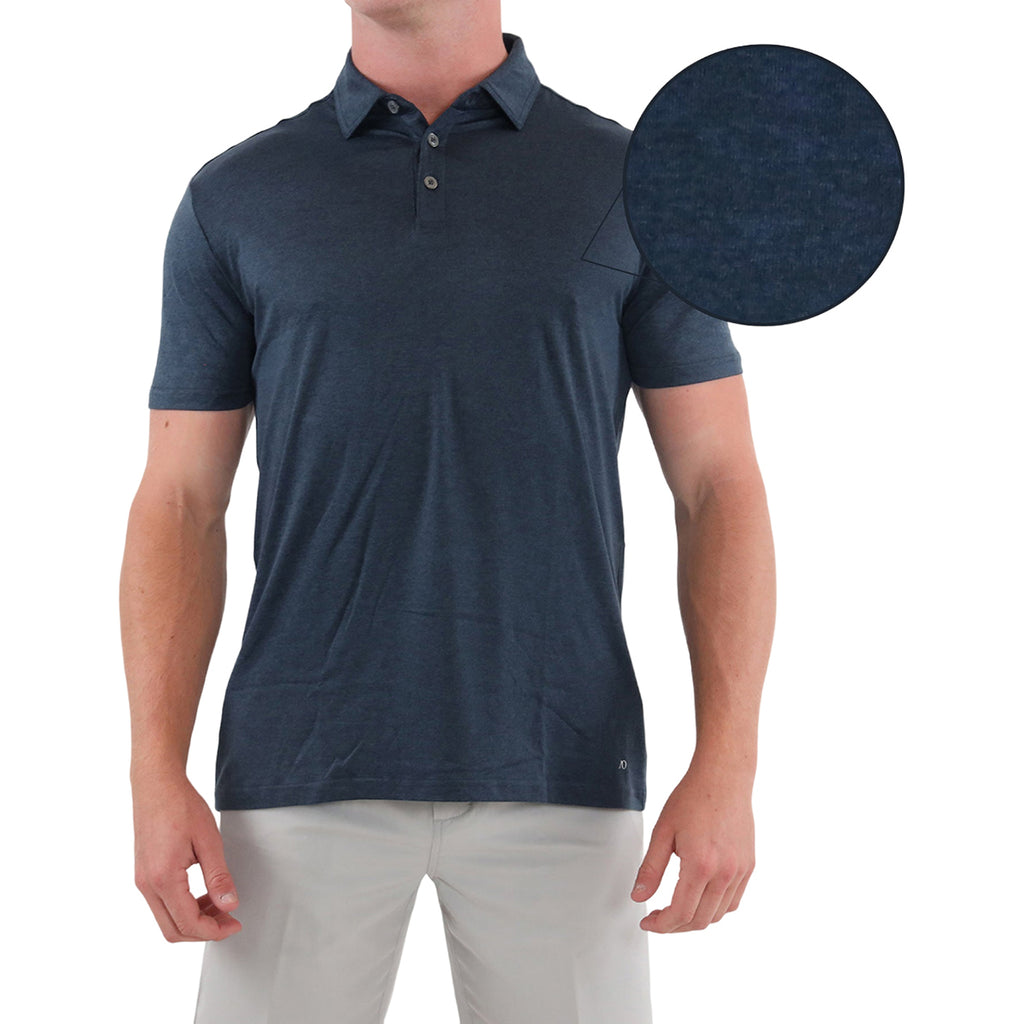 AndersonOrd Men's Navy Heather Gamer Polo