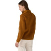 Patagonia Women's Shelter Brown Retro Pile Fleece Marsupial Quarter Zip