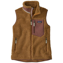 Patagonia Women's Nest Brown w/Dulse Mauve Classic Retro-X Fleece Vest