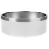 Hit White 40 Oz. Stainless Steel Pet Bowl