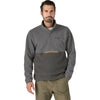 Patagonia Men's Forge Grey Retro Pile Half-Snap Fleece Pullover