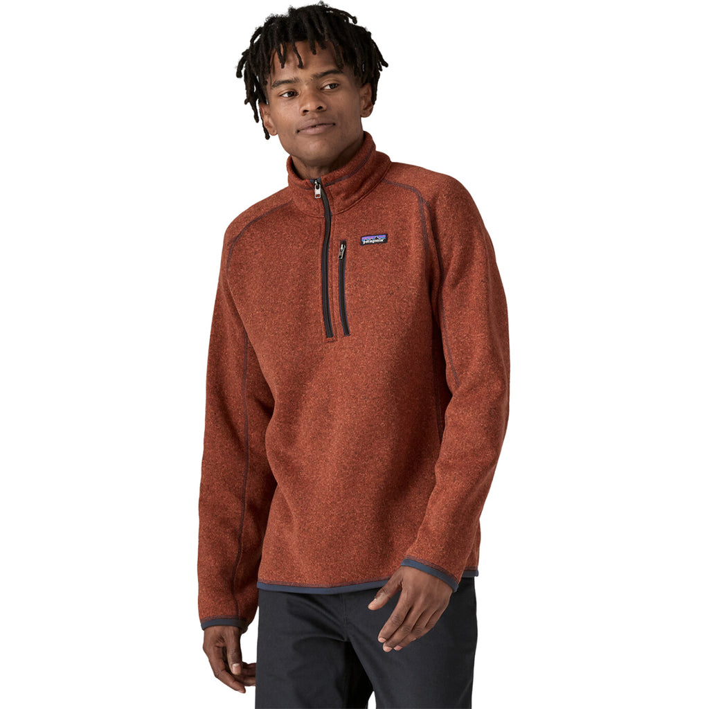 Patagonia Men's Burnished Red Better Sweater Quarter Zip