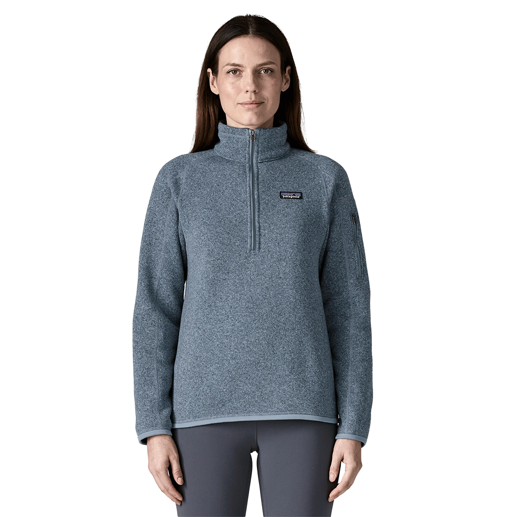 Patagonia Women's Barnacle Blue Better Sweater Quarter Zip 2.0