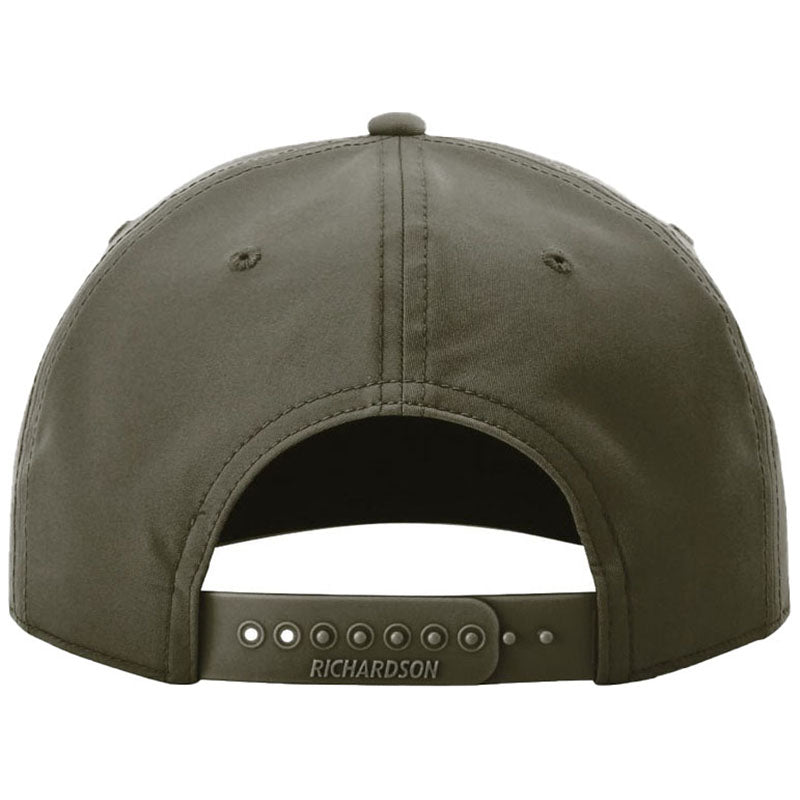 Richardson Dark Olive/White 5-Panel Classic Rope Cap