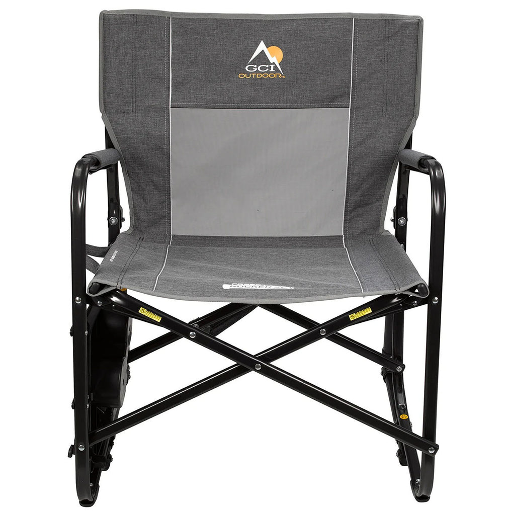 GCI Outdoor Grey Freestyle Rocker XL with Side Table