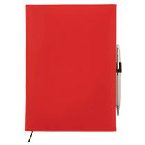 JournalBooks Red 7'' x 10'' FSC Mix Pedova UltraHyde Hardcover Large Bound JournalBook