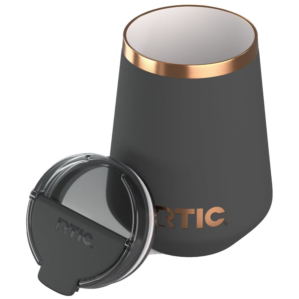 RTIC Light Black 12oz Happy Hour Wine Tumbler