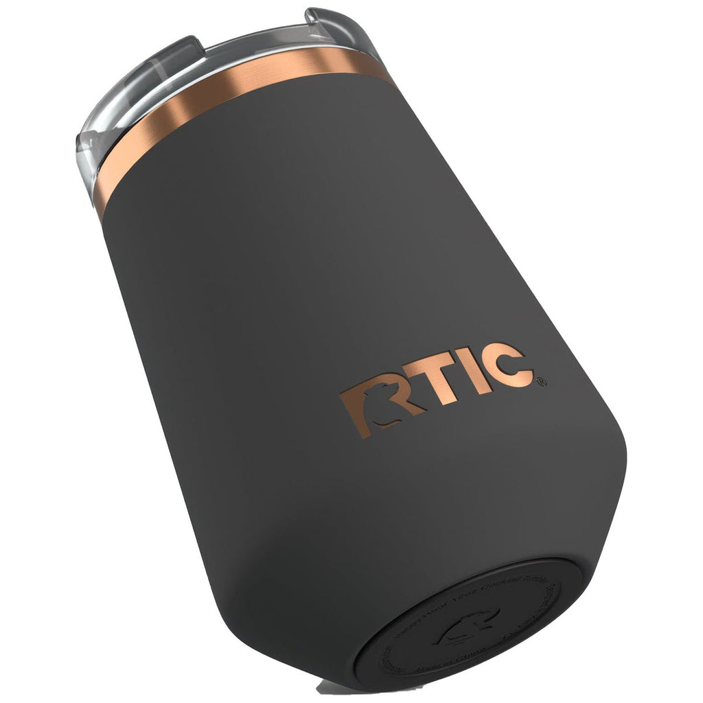RTIC Light Black 12oz Happy Hour Wine Tumbler