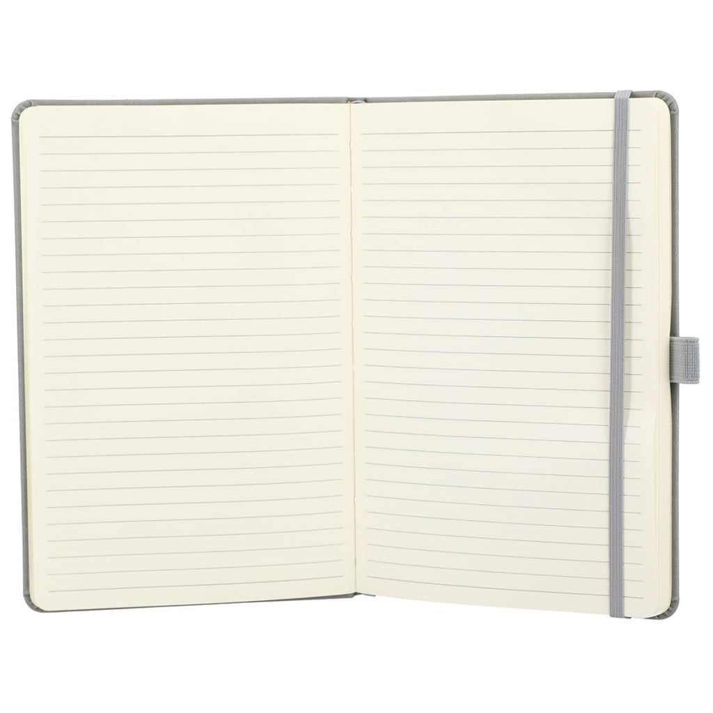 JournalBooks Grey Mano Recycled Hard Bound Notebook