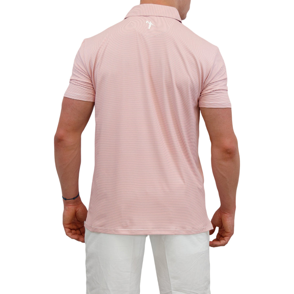 AndersonOrd Men's Burnt Salmon Stream Polo