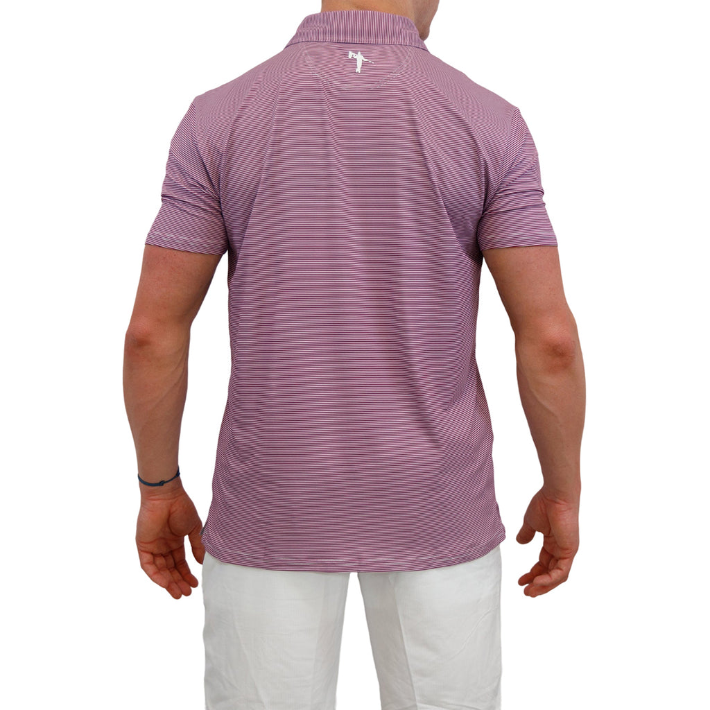 AndersonOrd Men's Wild Aster/Steel Stream Polo