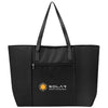 Hit Black Executive rPET Laptop Tote Bag