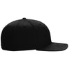 Richardson Black Solid Twill Trucker