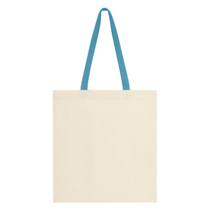 Hit Natural/Teal Penny Wise Cotton Tote Bag