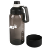Evans Transcluent Smoke Tritan Bottle with Silicone Pet Bowl