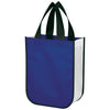 Hit Blue Shiny Non-Woven Shopper Tote Bag