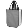 Hit Grey Shiny Non-Woven Shopper Tote Bag