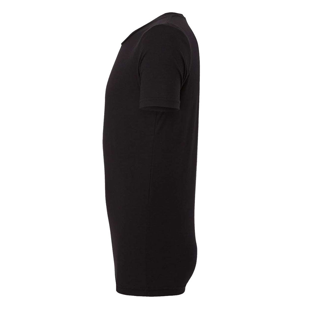 Bella + Canvas Unisex Solid Black Triblend Short-Sleeve T-Shirt