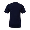 Bella + Canvas Unisex Solid Navy Triblend Short-Sleeve T-Shirt
