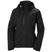 Helly Hansen Women's Black Crew Hooded Jacket 2.0