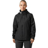 Helly Hansen Women's Black Crew Hooded Jacket 2.0