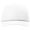 Richardson White/White Black Laser Perf Performance Rope Cap