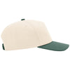 Richardson Cream/Cream/Dark Green 5-Panel Relaxed Gramps
