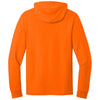 Jerzees Classics Unisex Safety Orange Cotton Long Sleeve Hooded T-Shirt