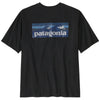 Patagonia Men's Ink Black Boardshort Logo Pocket Responsibili-Tee