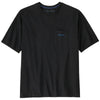 Patagonia Men's Ink Black Boardshort Logo Pocket Responsibili-Tee
