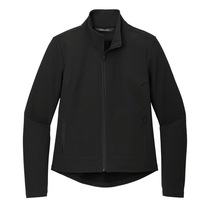 Mercer+Mettle Women's Deep Black Stretch Soft Shell Jacket